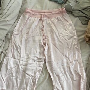 Blush Satin Pajama Pants